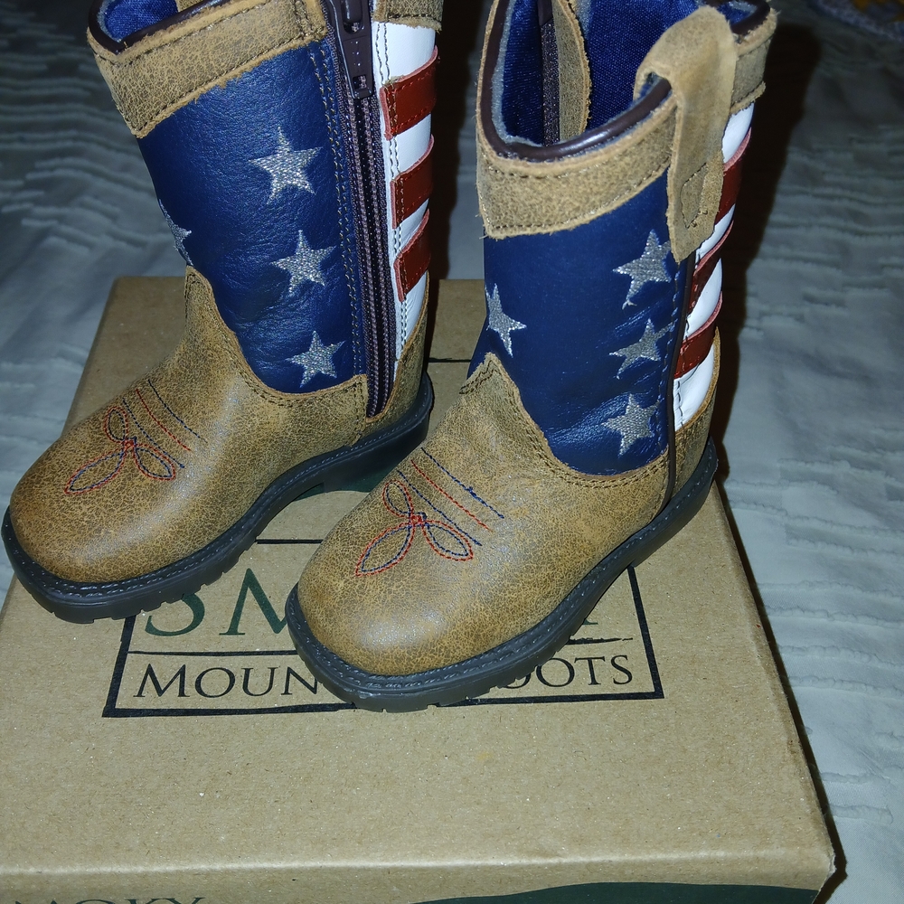 Children's Patriotic Cowboy Boots